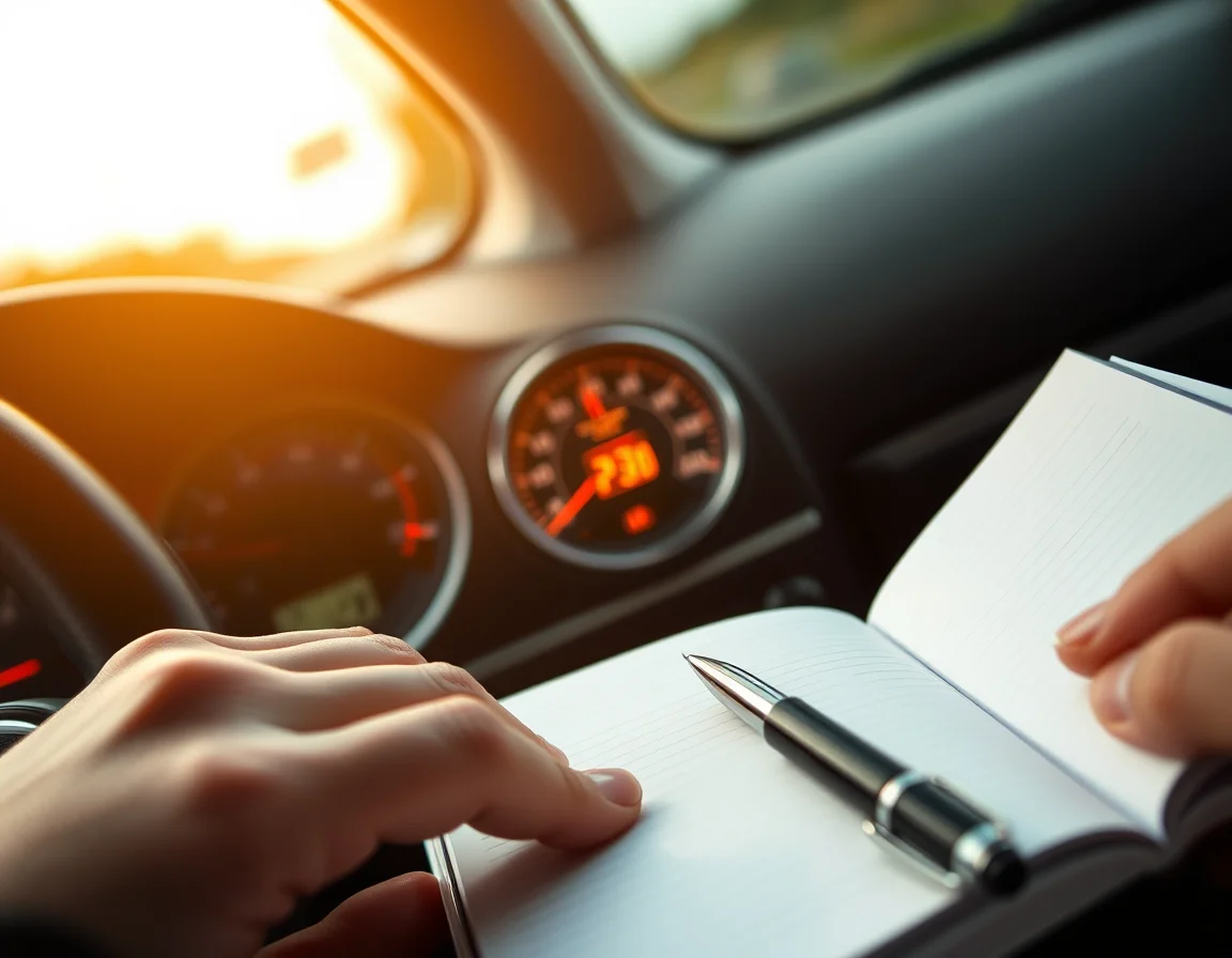 Mileage allowance for Scottish drivers: a thistle beside a winding road