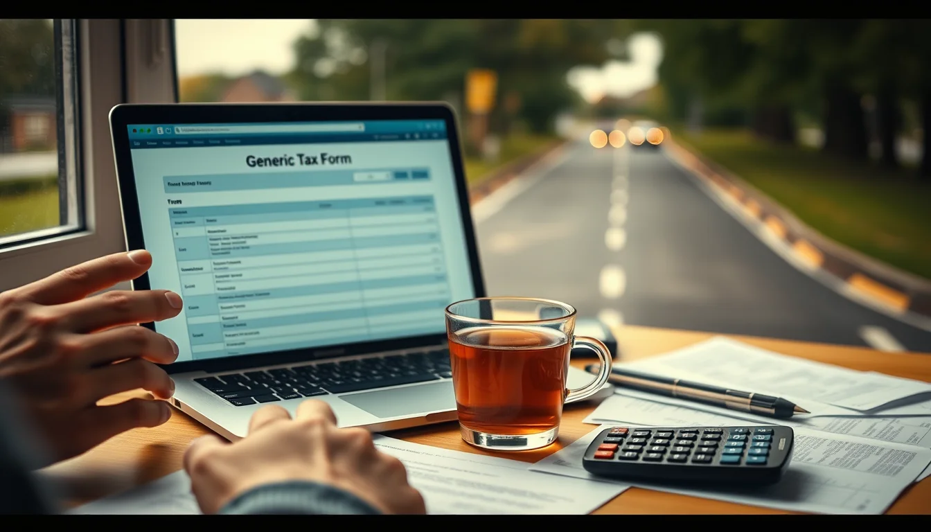 Illustration representing self assessment software for UK Uber and private hire drivers