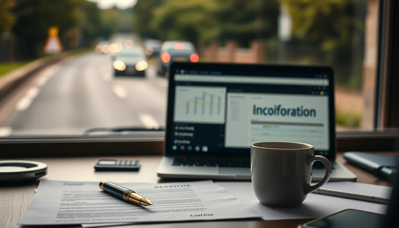 Sole trader vs limited company for Uber drivers: a road splitting towards a house and an office